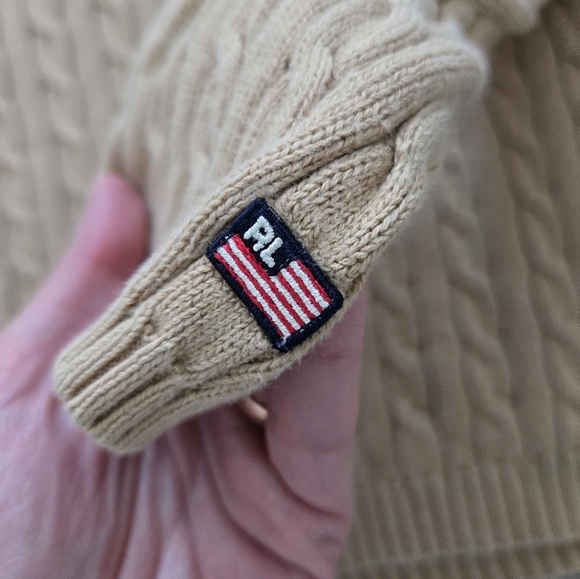 Polo Jeans Co Ralph Lauren Cable Knit Sweater - Picture 4 of 7